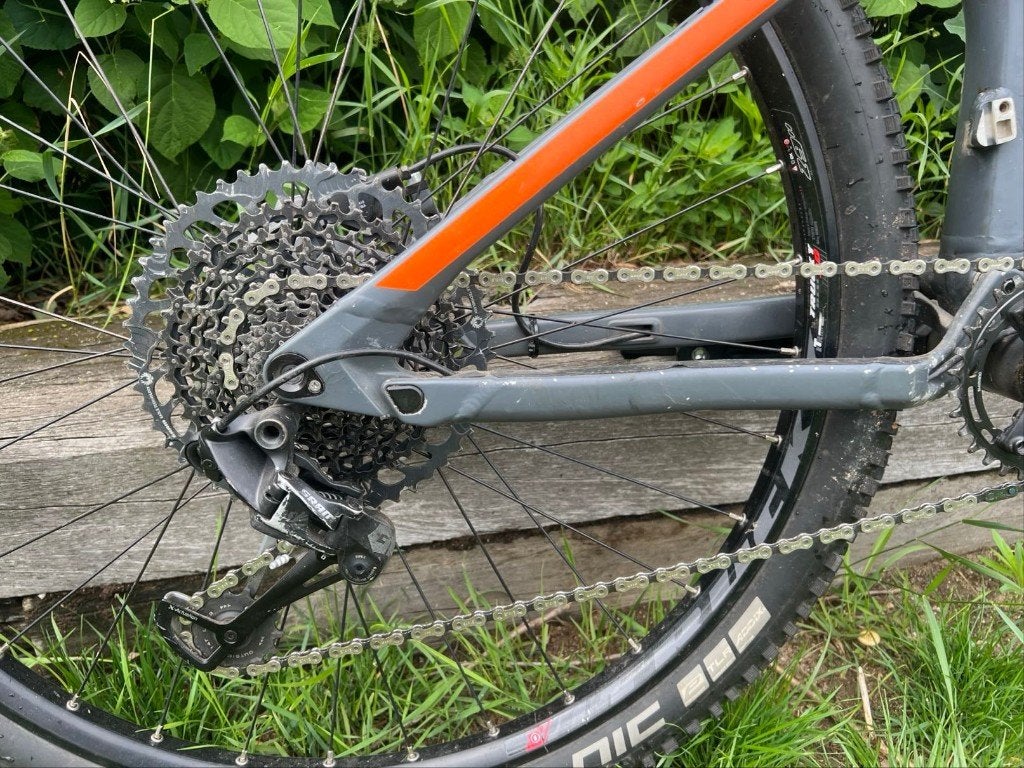 mtb, Fietsen en Brommers, Fully, 45 tot 49 cm, Zo goed als nieuw, Schijfrem