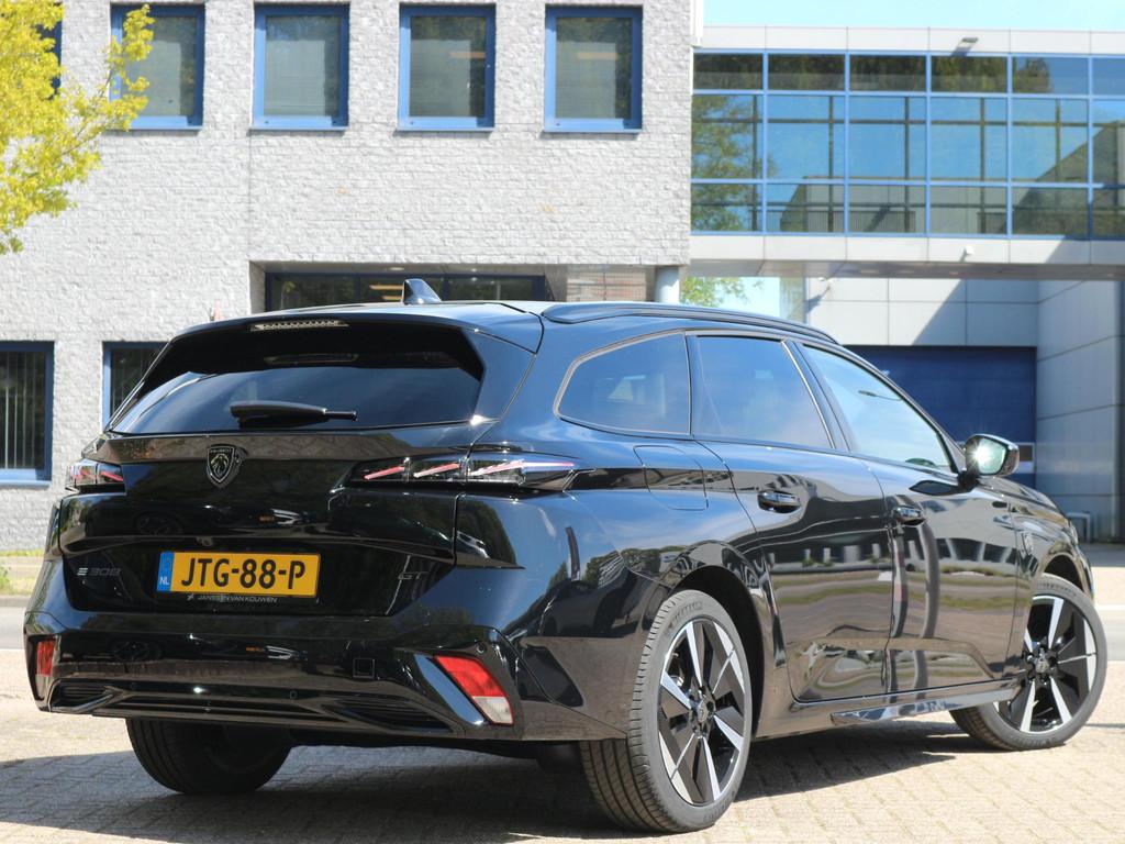 Peugeot e-308 SW GT 54 kWh / Alcantara / 360 Camera / Adapti, 156 pk, Zwart, Origineel Nederlands, Regensensor