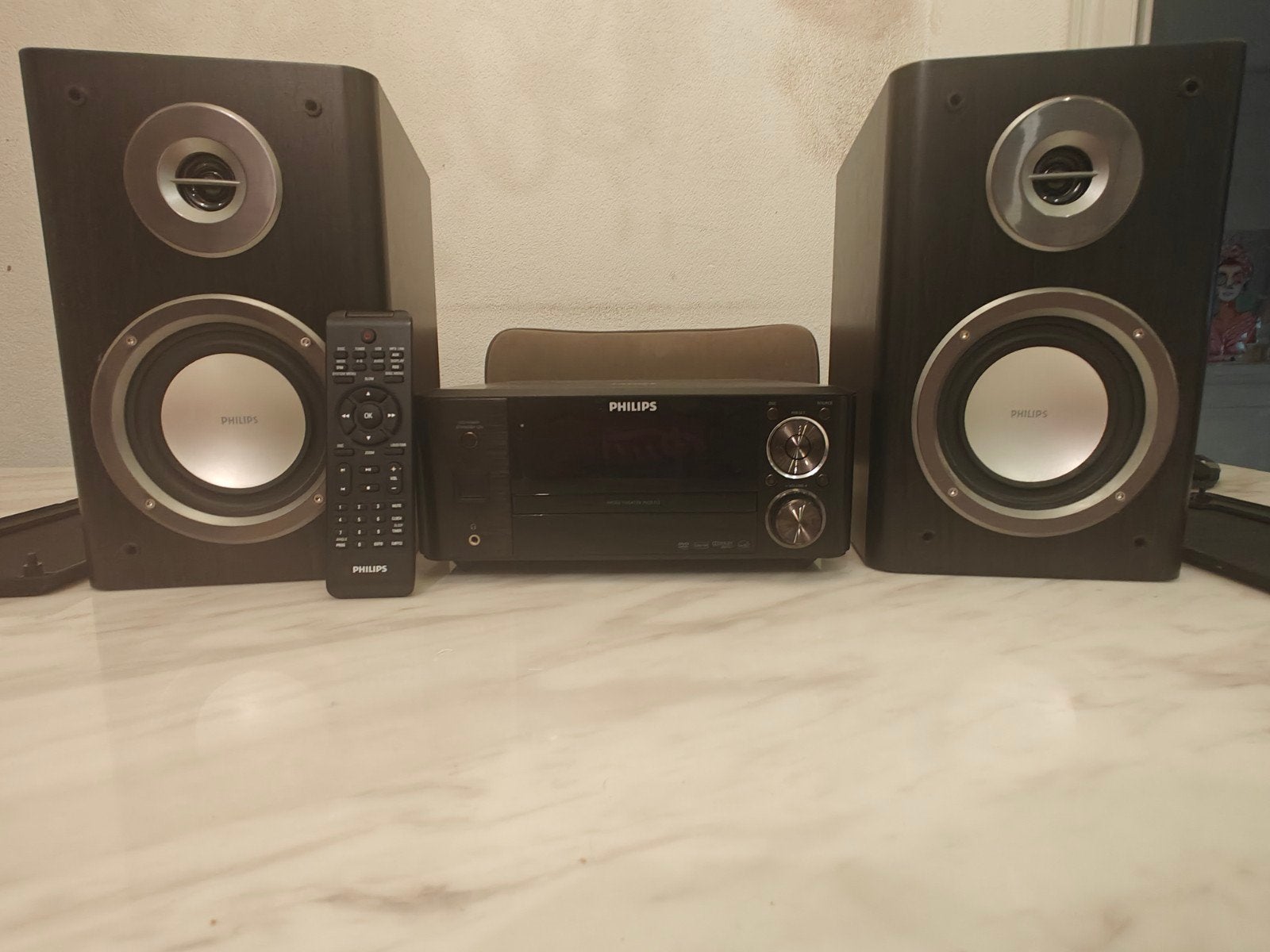 Philips MCD712/12 DVD Microset – 100W, Zo goed als nieuw, Ophalen, Overige merken, Tuner of Radio