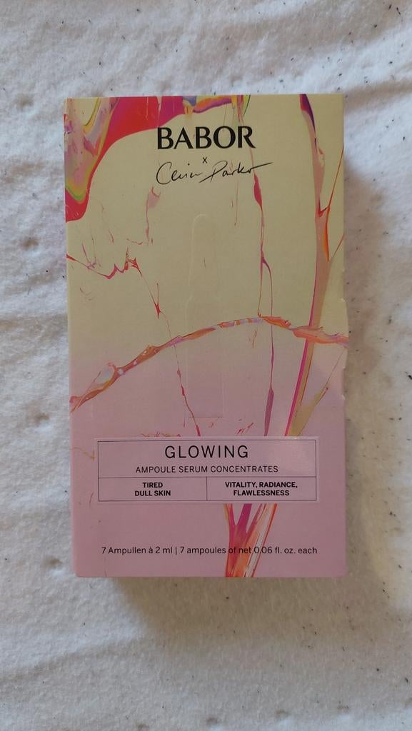 Babor x Cevin Parker Glowing Ampullen Serum Concentraten, Verzenden, Nieuw, Gehele gezicht
