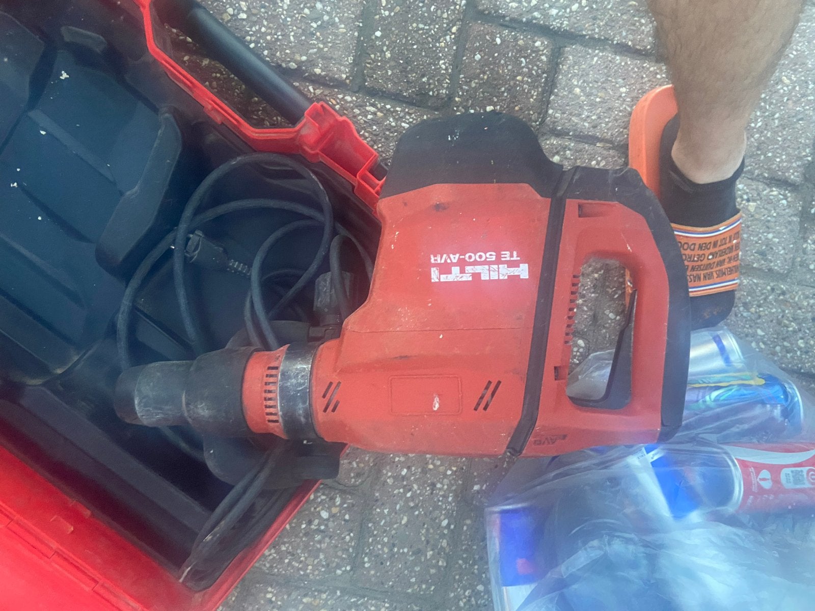 Hilti TE 500-AVR Breekhamer - Krachtig en Betrouwbaar, Doe-het-zelf en Verbouw, Gereedschap | Boormachines, Ophalen, Gebruikt