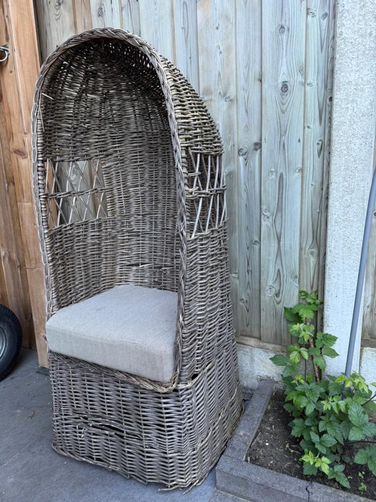 Peuter en kinder tuinstoel met kussen, Ophalen of Verzenden, Zo goed als nieuw, Kunststof
