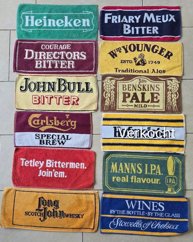 Vintage bierviltjes / bar matten collectie, Verzamelen, Biermerken, Ophalen of Verzenden, Gebruikt, Overige typen, Heineken