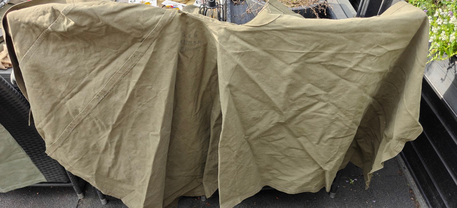 Poncho MVO jaren 50, Ophalen of Verzenden