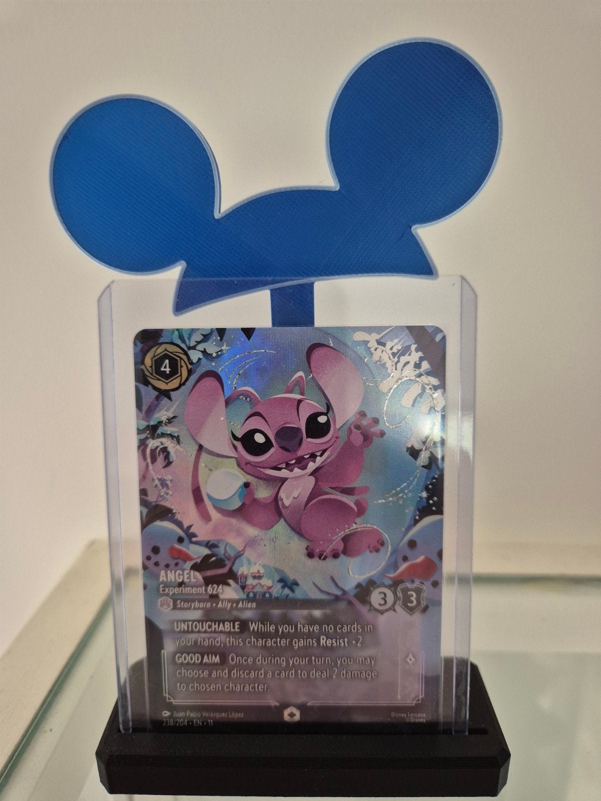 Disney Lorcana Enchanted Angel Experiment 624, Hobby en Vrije tijd, Ophalen of Verzenden, Nieuw, Losse kaart, Foil