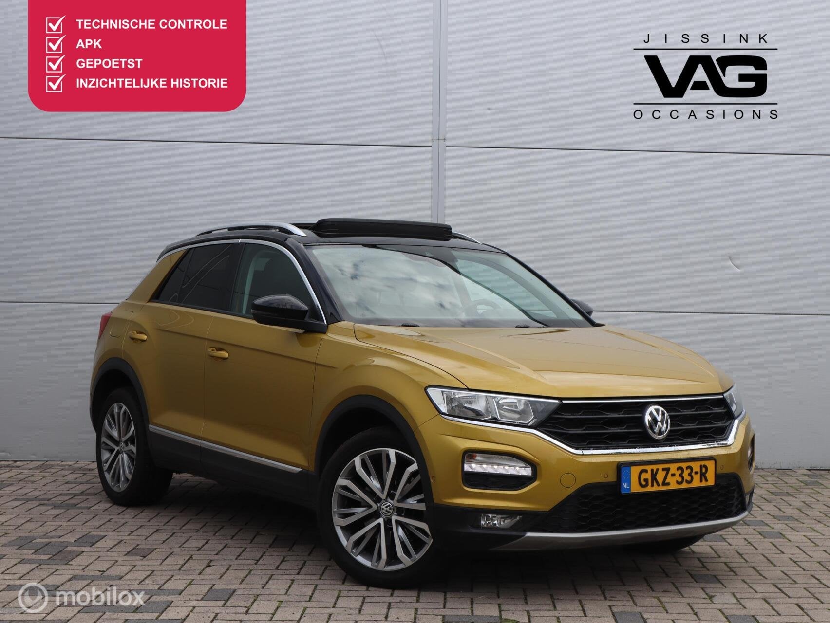 Volkswagen T-Roc 1.0 TSI Trekhaak ACC Parkeersensoren, Auto's, Voorwielaandrijving, Gebruikt, Euro 6, 116 pk