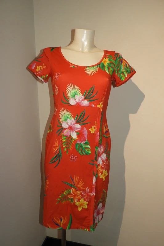 Lien & Giel nieuwe jurk kleurrijk bloemen print kleur M, Kleding | Dames, Jurken, Nieuw, Maat 38/40 (M), Meerkleurig, Onder de knie