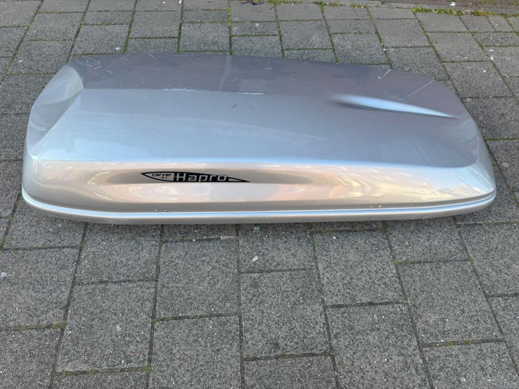 Hapro Carver 6.4 Dakkoffer - Zilver - 420L, Ophalen of Verzenden, Gebruikt