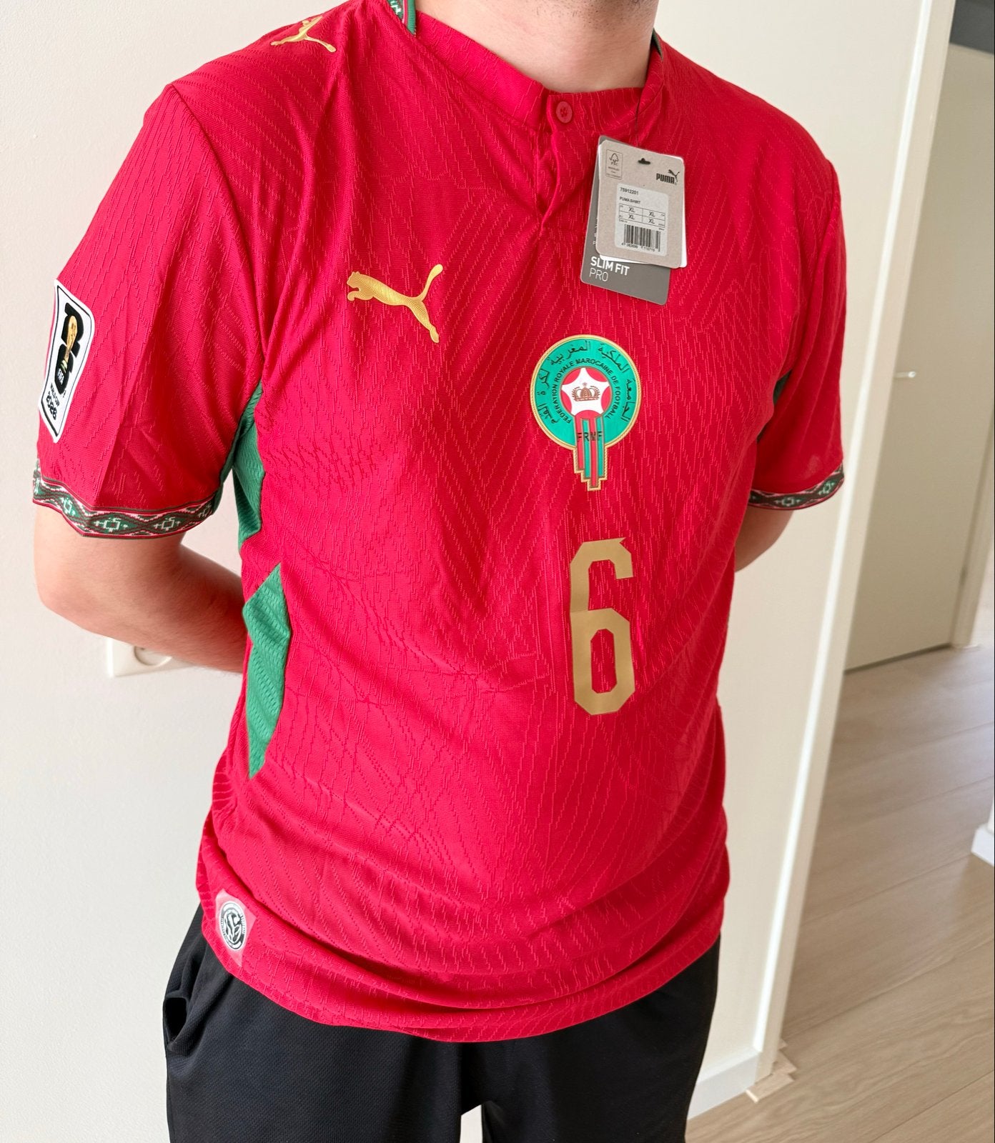 Marokko thuis voetbalshirt WK 2026 Puma, Maat 52/54 (L), Nieuw, Ophalen of Verzenden, Voetbal