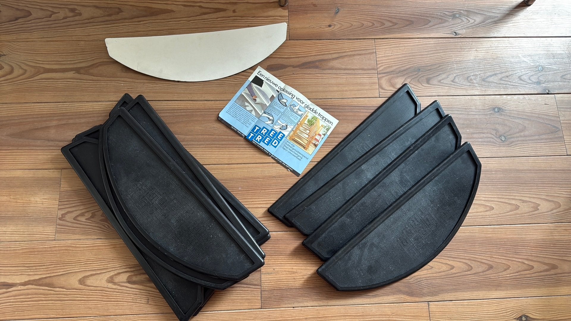 TREE TRED Halve maantjes trapmat voor eigen bekleding, Ophalen, Gebruikt, Zwart, Overige typen