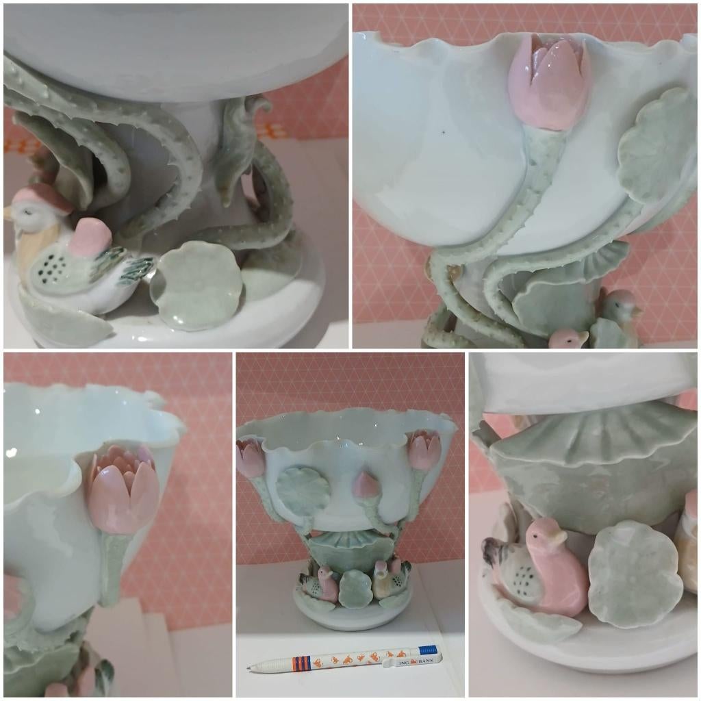 Vintage Chinese Blanc de Chine Dehua compotekom, Ophalen of Verzenden
