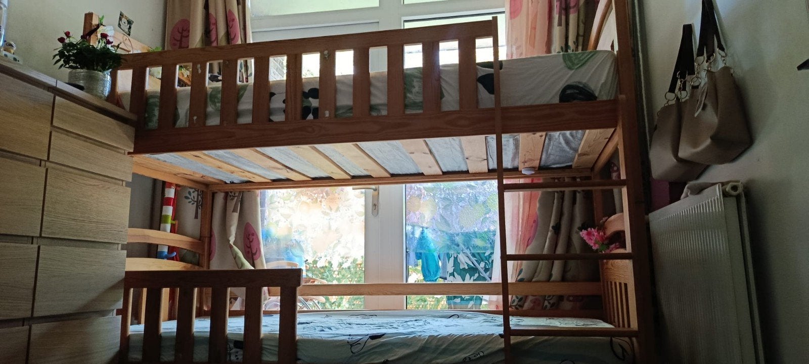 Stevig stapelbed in goede staat met matras 209x102x170 cm, Ophalen, Eenpersoons, 210 cm, 160 tot 180 cm