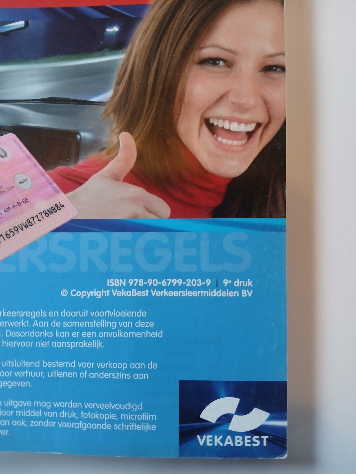 VekaBest Verkeersregels 9e druk - Rijbewijs AM-A-B-BE, Boeken, Ophalen of Verzenden, Zo goed als nieuw, MBO, VekaBest Verkeersleermiddelen BV