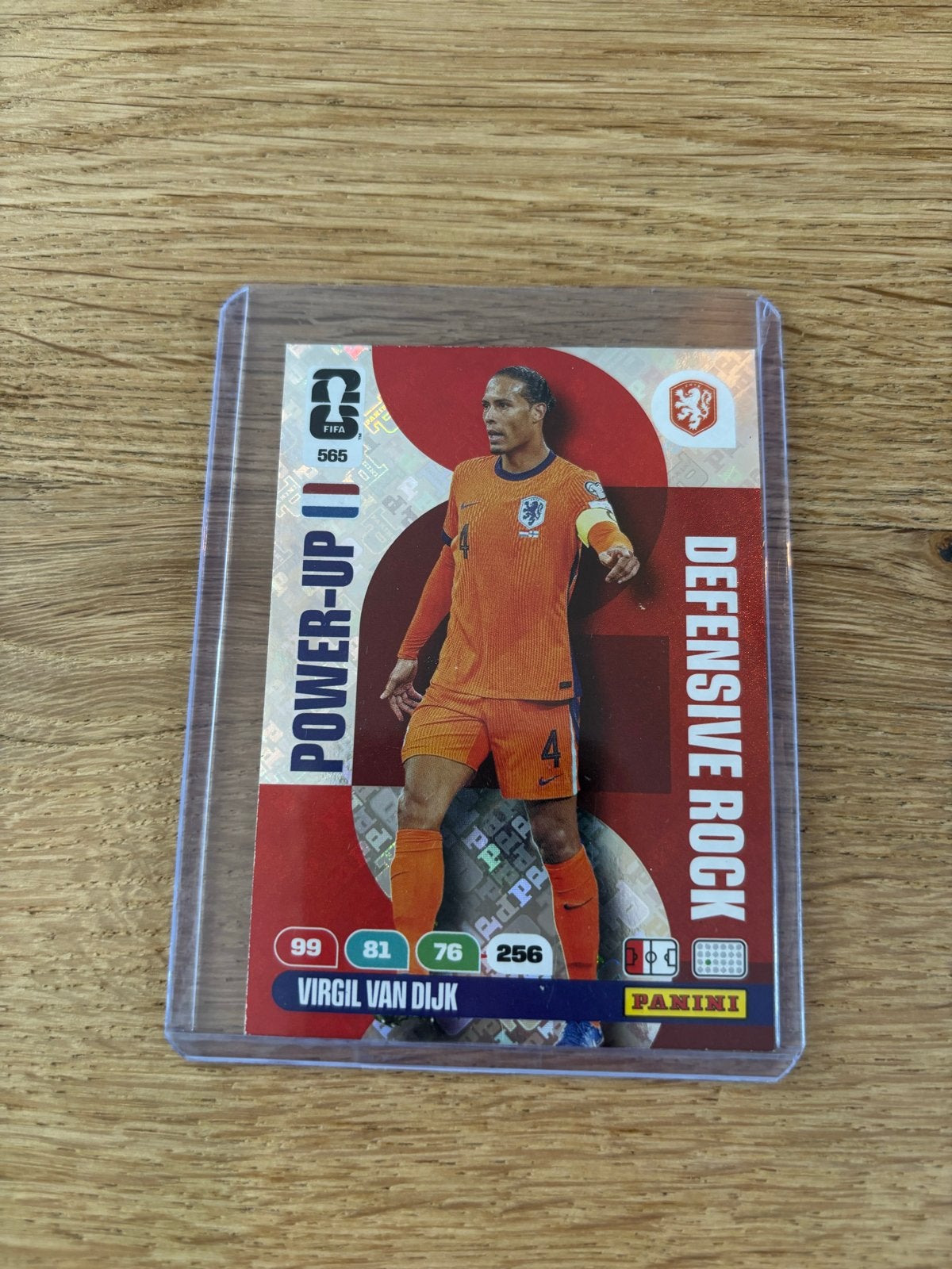 Panini FIFA 365 Power-Up Virgil van Dijk Kaart, Ophalen of Verzenden, Zo goed als nieuw, Overige binnenlandse clubs, Spelerskaart