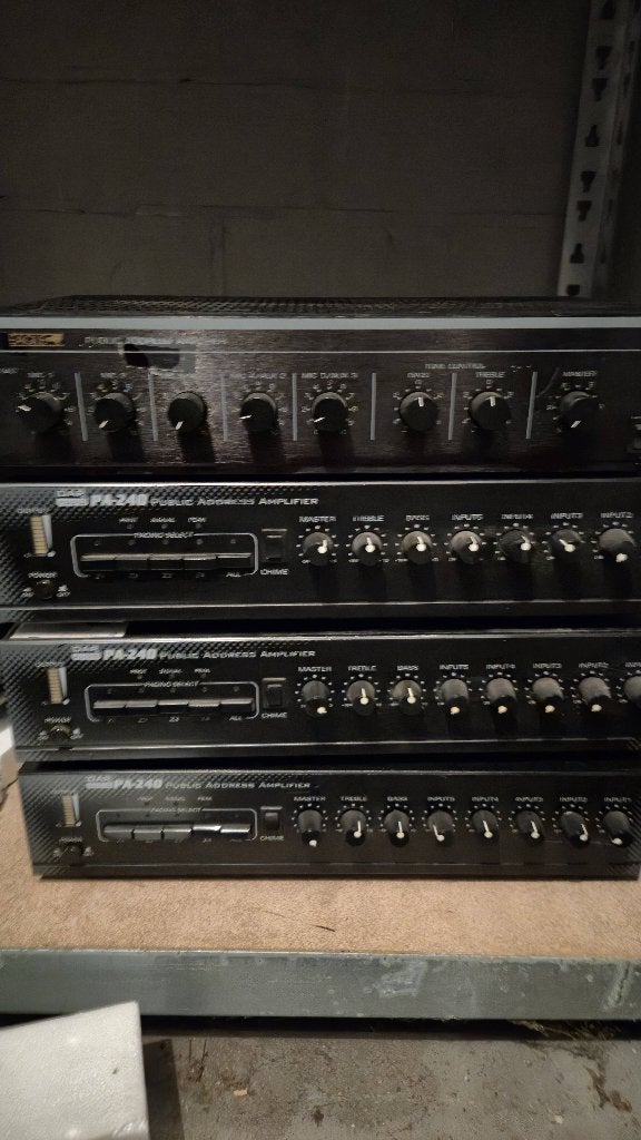 DAP Audio PA-240 (Set van 3) + Eagle PA‑5240C, Ophalen, Zo goed als nieuw, Audio