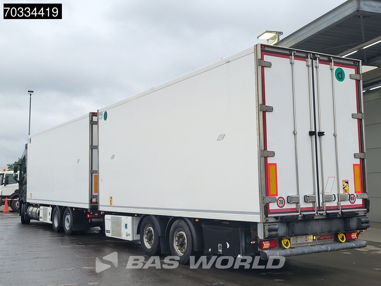Volvo FH 460 6X2 Combi LNG engine! Thermo King UT 1200 coole, Auto's, Automaat, Stof, 460 pk, Euro 6