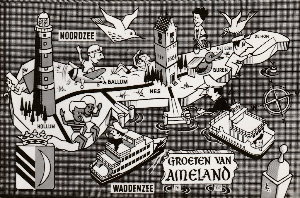 groet van ameland, Ophalen of Verzenden, Waddeneilanden
