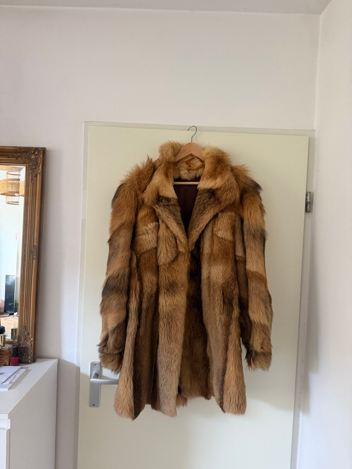 Vintage Bontjas - Elegante Bontjas, Kleding | Dames, Ophalen of Verzenden, Gedragen, Maat 38/40 (M), Bruin