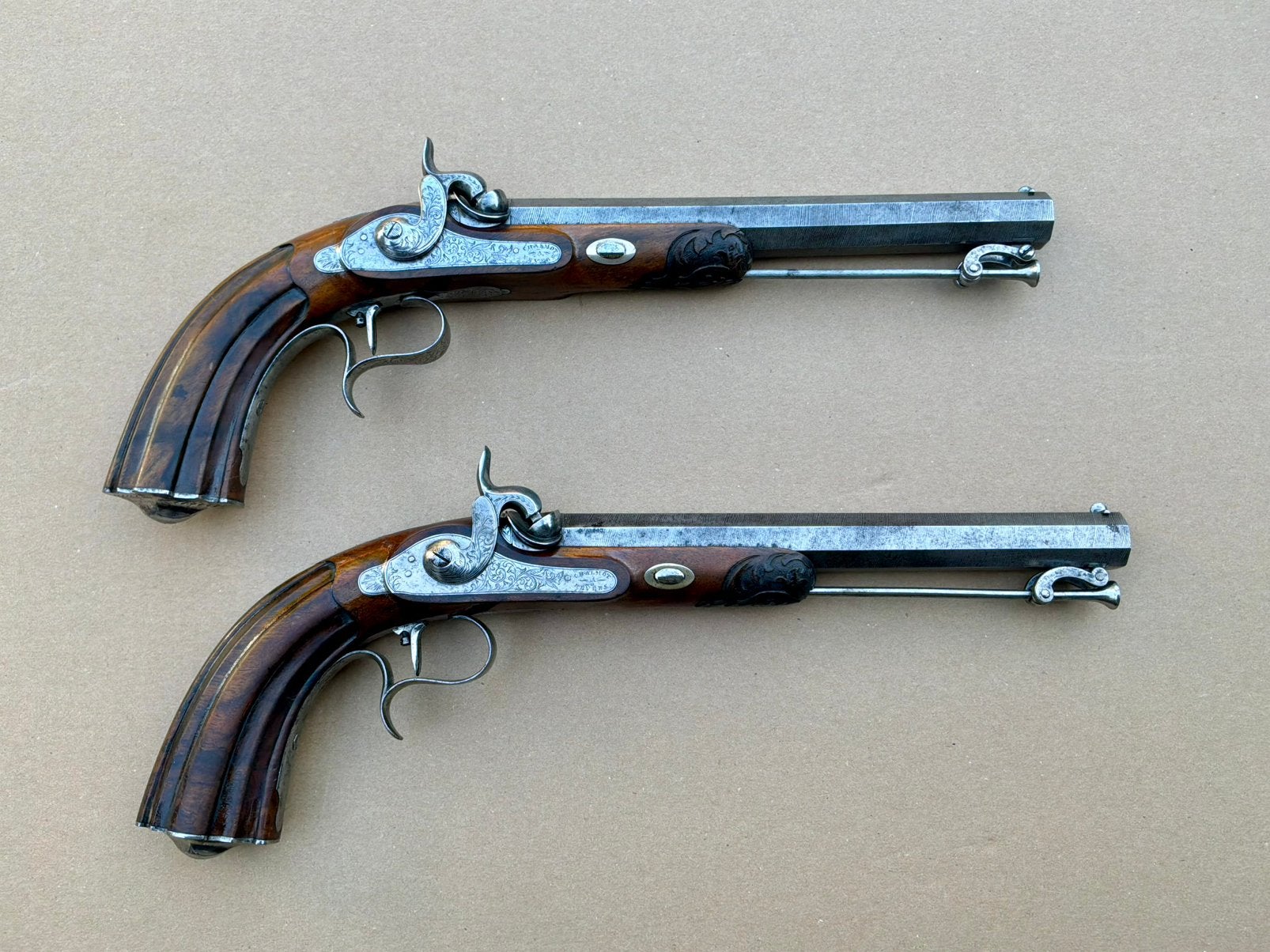 Antiek Koppel perucssie pistolen, Ophalen of Verzenden