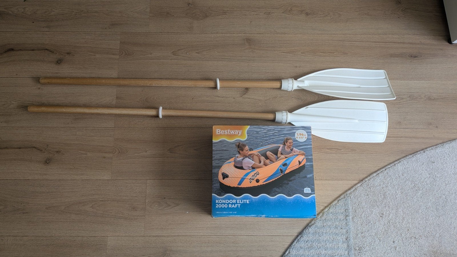 Bestway Kondor Elite 2000 Opblaasboot met peddels, Ophalen of Verzenden, Nieuw