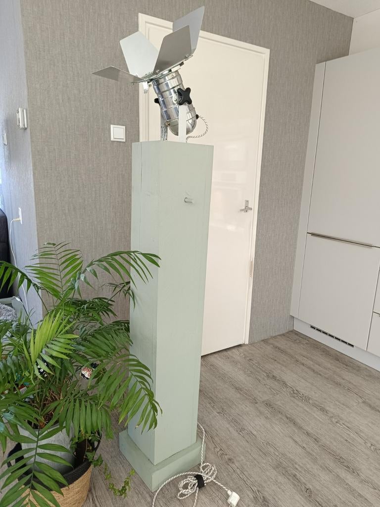 Dimbare staande lamp, vloerlamp, Huis en Inrichting, Woonaccessoires | Zuilen en Pilaren, Ophalen, Zo goed als nieuw
