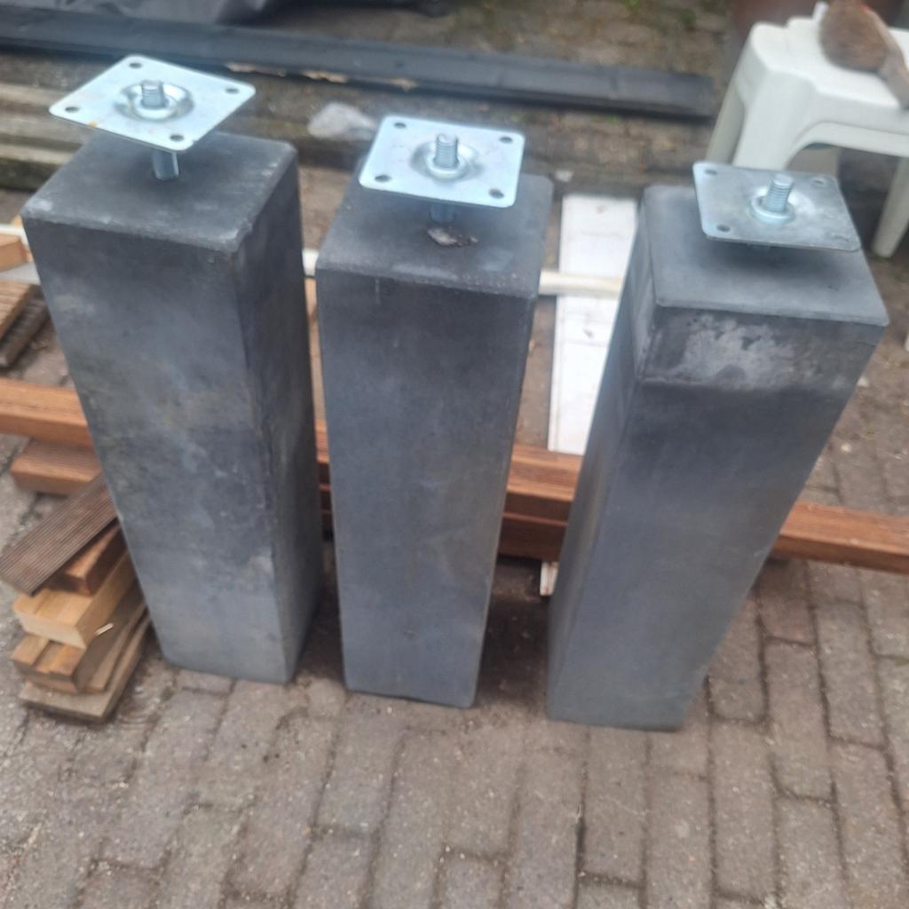 Betonpoeren 3x. 15 x 15 x 60 cm, Ophalen, Nieuw