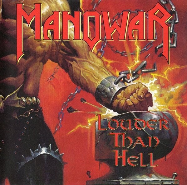 MANOWAR - louder than hell CD 1996 EU, Gebruikt, Ophalen of Verzenden, Heavy metal, Album