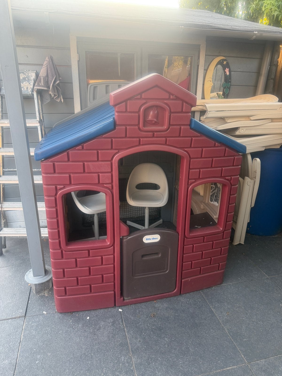 Kinder speel huis, Kinderen en Baby's, Speelgoed | Buiten | Speelhuisjes, Ophalen of Verzenden, Zo goed als nieuw, Hout