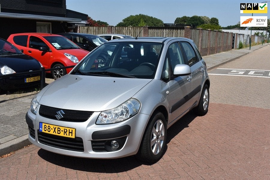 Suzuki SX4 1.6 Comfort Airco Schuif Kanteldak, Auto's, Gebruikt, 4 cilinders, 49 €/maand, Origineel Nederlands
