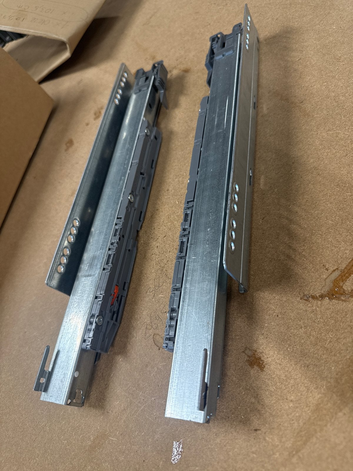 7 sets Blum Ladegeleiders 400mm met Softclose, Ophalen of Verzenden, Nieuw