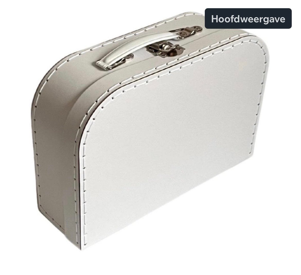 Decoratieve Kartonnen Koffer 25x18x9 cm - Diverse Kleuren, Ophalen of Verzenden, Nieuw