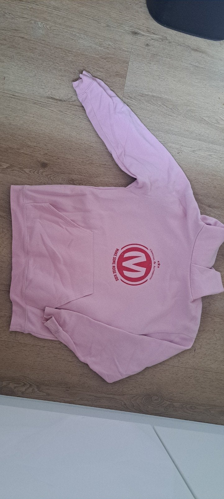 Roze hoodie Make some noise kids, Ophalen of Verzenden, Zo goed als nieuw, Meisje, Trui of Vest