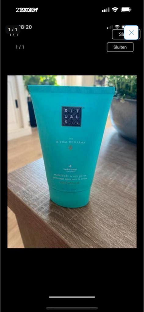 Rituals Karma Scrub Paste, Ophalen of Verzenden, Nieuw, Bad & Douche