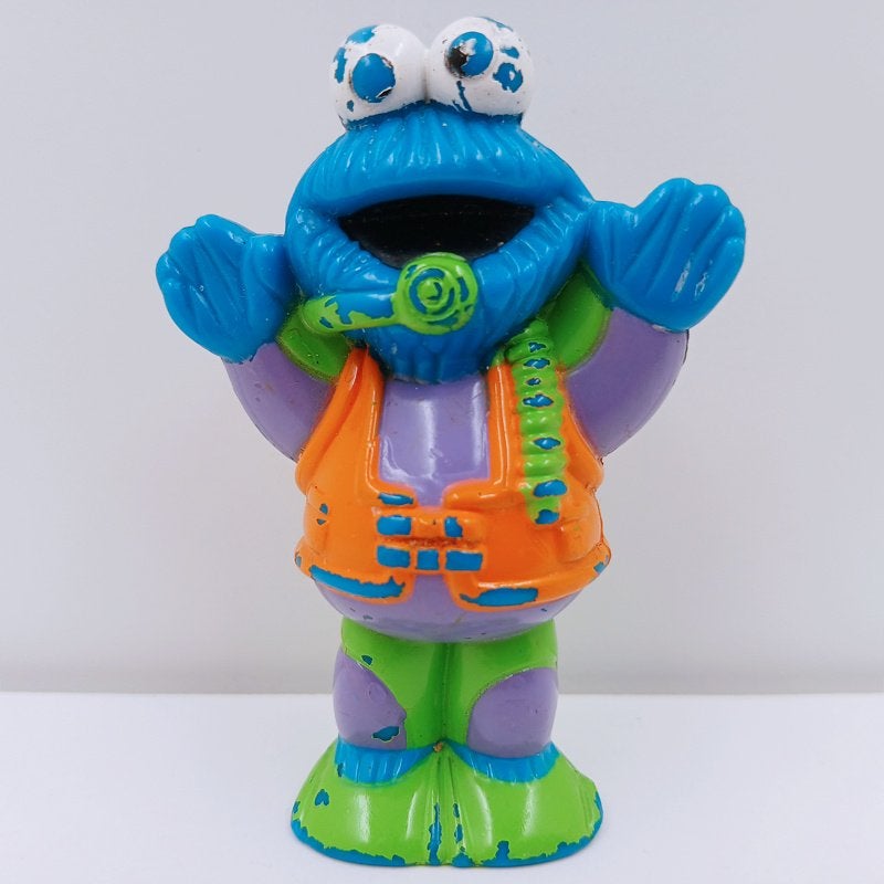 Sesamstraat Cookie Monster Scuba Diver Henson 2007, Verzamelen, Poppetjes en Figuurtjes, Ophalen of Verzenden, Gebruikt
