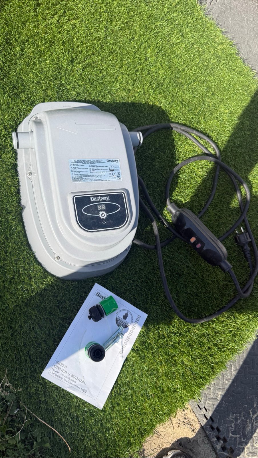 Zwembad verwarming bestway flowclear, Tuin en Terras, Zwembad-toebehoren, Ophalen, Zo goed als nieuw