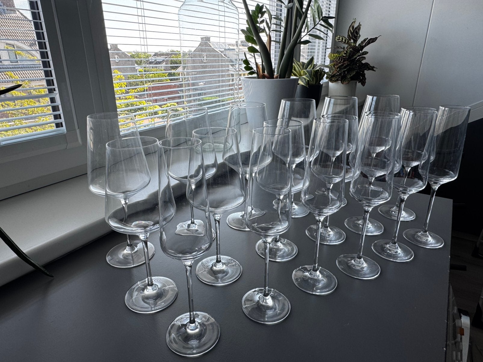 18 delig glas servies van Leonardo, Ophalen, Zo goed als nieuw, Overige typen