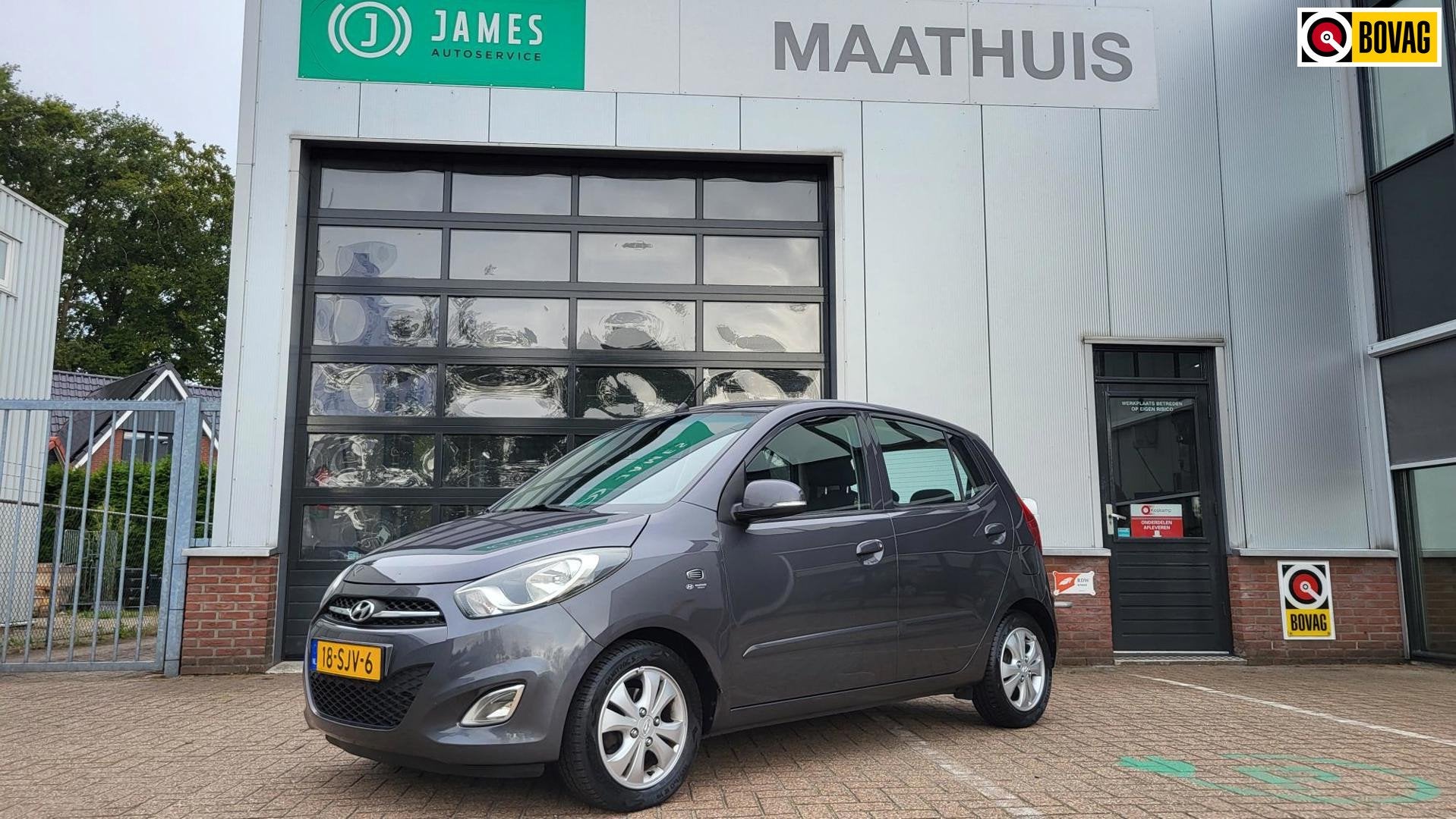 Hyundai I10 1.2 i-Catcher, Auto's, Gebruikt, 4 cilinders, Origineel Nederlands, Bedrijf
