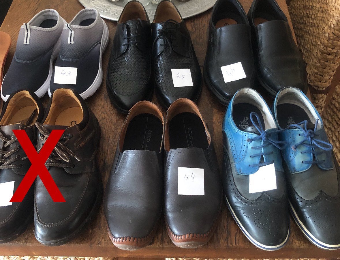 Diverse herenschoenen ( oa. ECCO, Ambiorix) maat 43/44/45, Ophalen of Verzenden, Zo goed als nieuw, Overige kleuren, Loafers