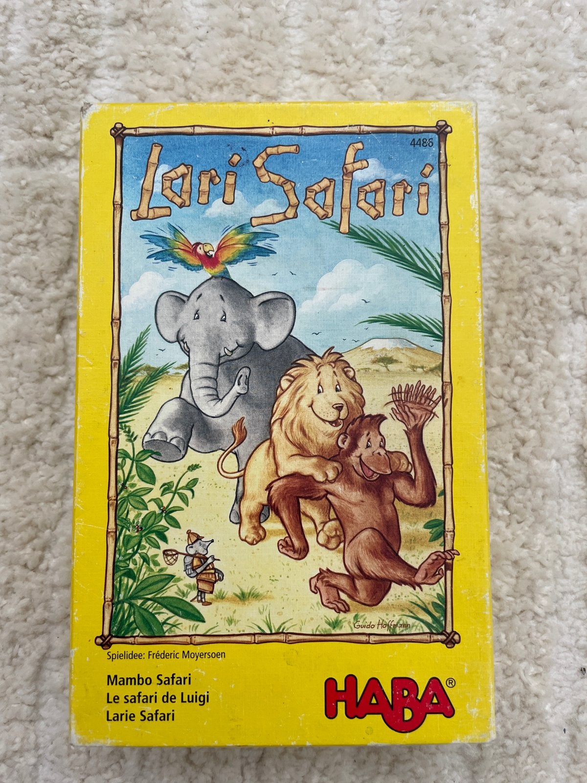 HABA Lari Safari Geheugenspel - Compleet en Zo Goed als Nieu, Drie of vier spelers, Ophalen of Verzenden, Zo goed als nieuw