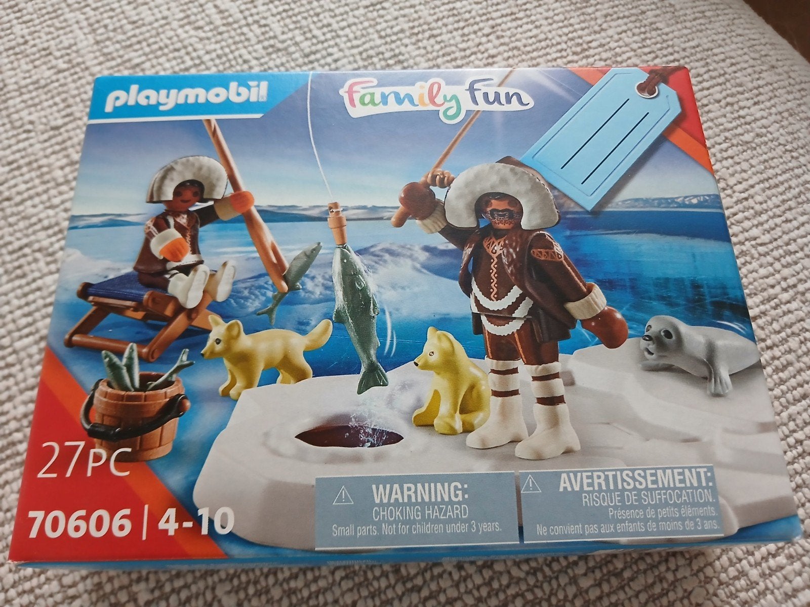 Playmobil Family Fun 70606 IJsvissen met Eskimo's, Complete set, Nieuw, Figuren, Family fun
