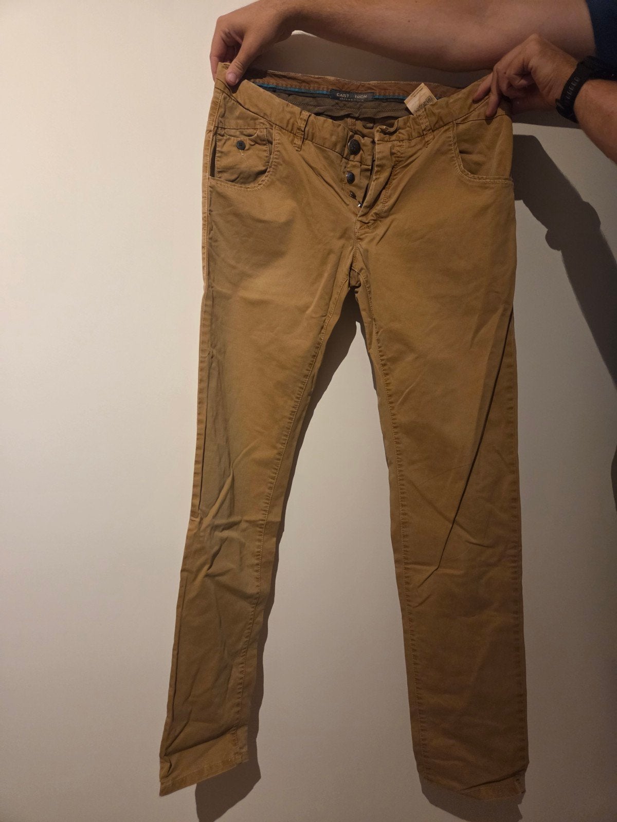Cast Iron broek - Maat 32-34 - Beige, Beige, Overige maten, Ophalen of Verzenden, Cast Iron