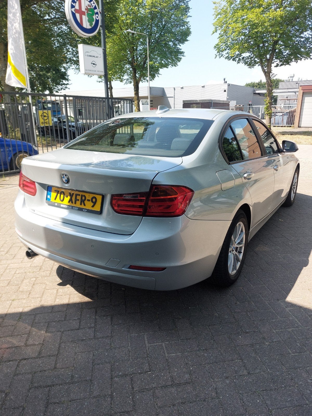 BMW 3-Serie 2.0IX 4x4 135KW Aut8 (f30) 2012 Grijs, Auto's, Euro 5, Zwart, 4 cilinders, Electronic Stability Program (ESP)