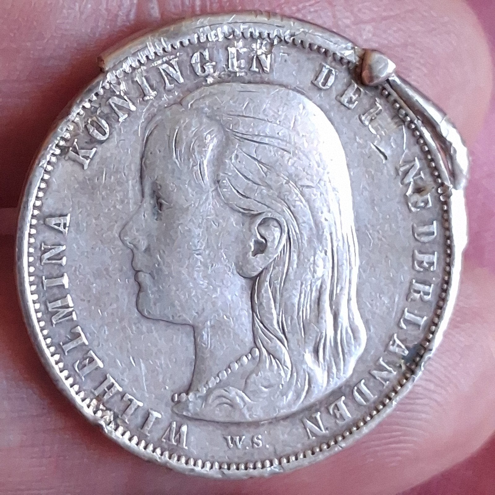 Zilveren Gulden 1982 Wilhelmina uit Sieraad, Postzegels en Munten, Munten | Nederland, Verzenden, Koningin Wilhelmina, 1 gulden