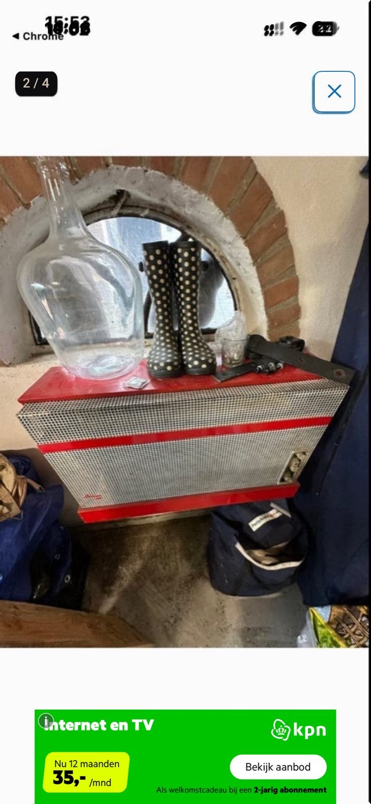 Vintage Conraad gaskachel, Ophalen of Verzenden