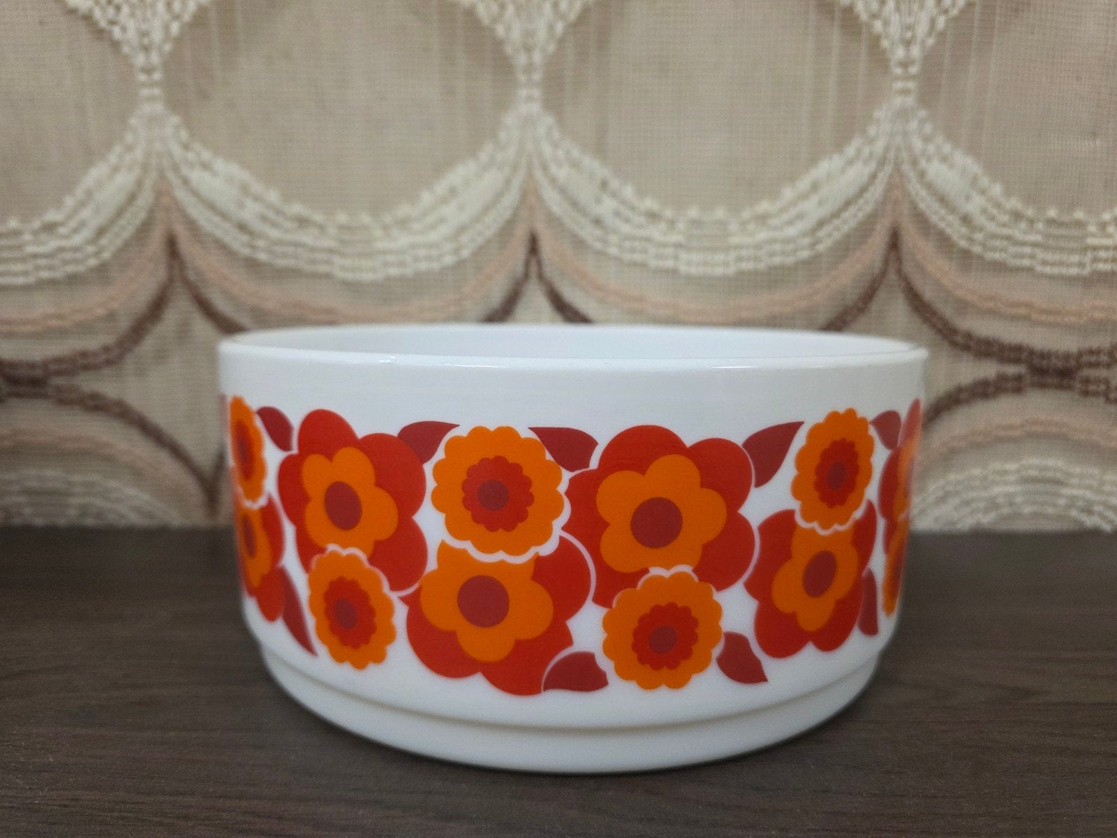Vintage Arcopal Lotus grote schaal 21,5 cm  jaren 70 Retro, ., Arcopal France, Ophalen of Verzenden, Overige stijlen