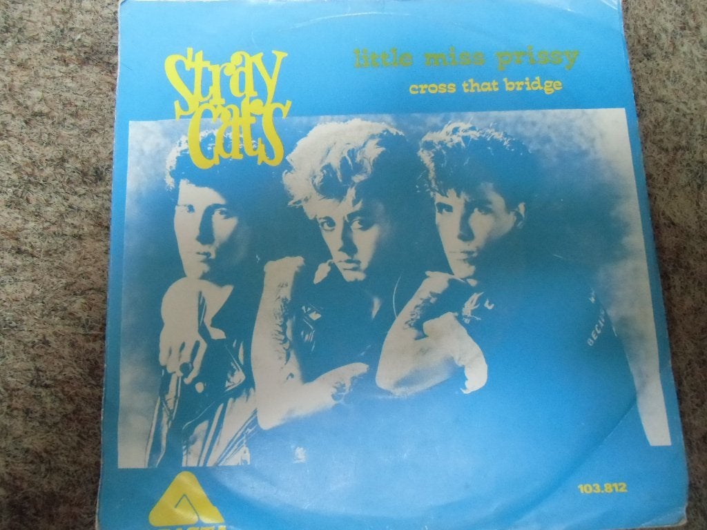 Stray Cats ‎Little Miss Prissy Arista  7" 45 RPM Single 1981, Gebruikt, 7 inch, Ophalen of Verzenden, Overige typen