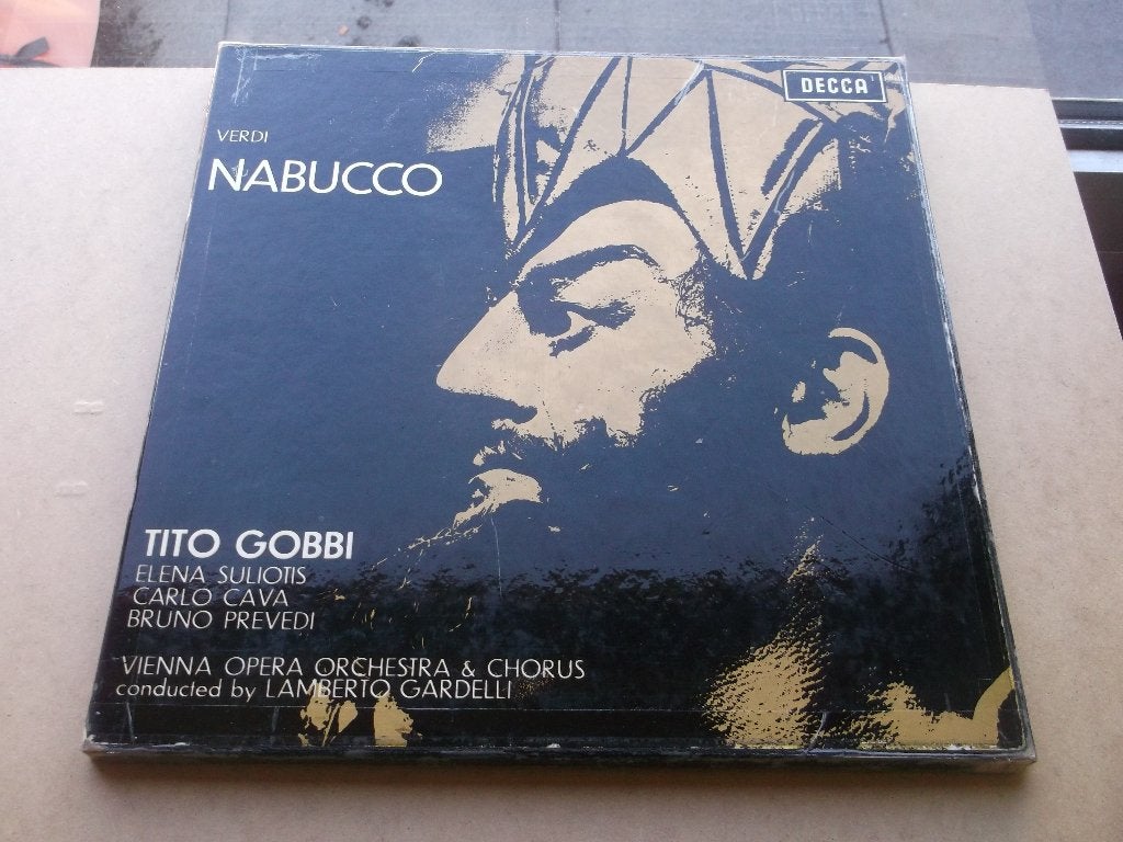 Verdi~Nabucco~Vienna Opera Orchestra~Lamberto Gardelli~3LP, Opera of Operette, Ophalen of Verzenden, Zo goed als nieuw, 12 inch