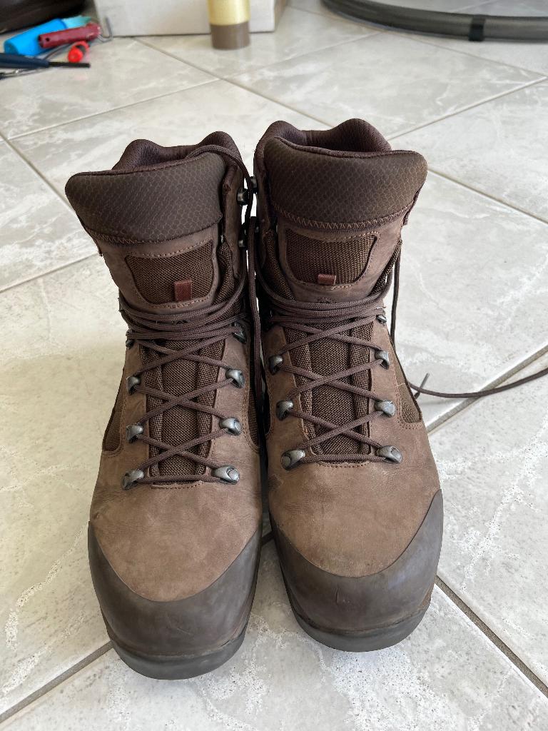 Licht gedragen paar LOWA ELITE EVO N wandelschoenen maat 47, Verzenden, Gebruikt, Schoenen