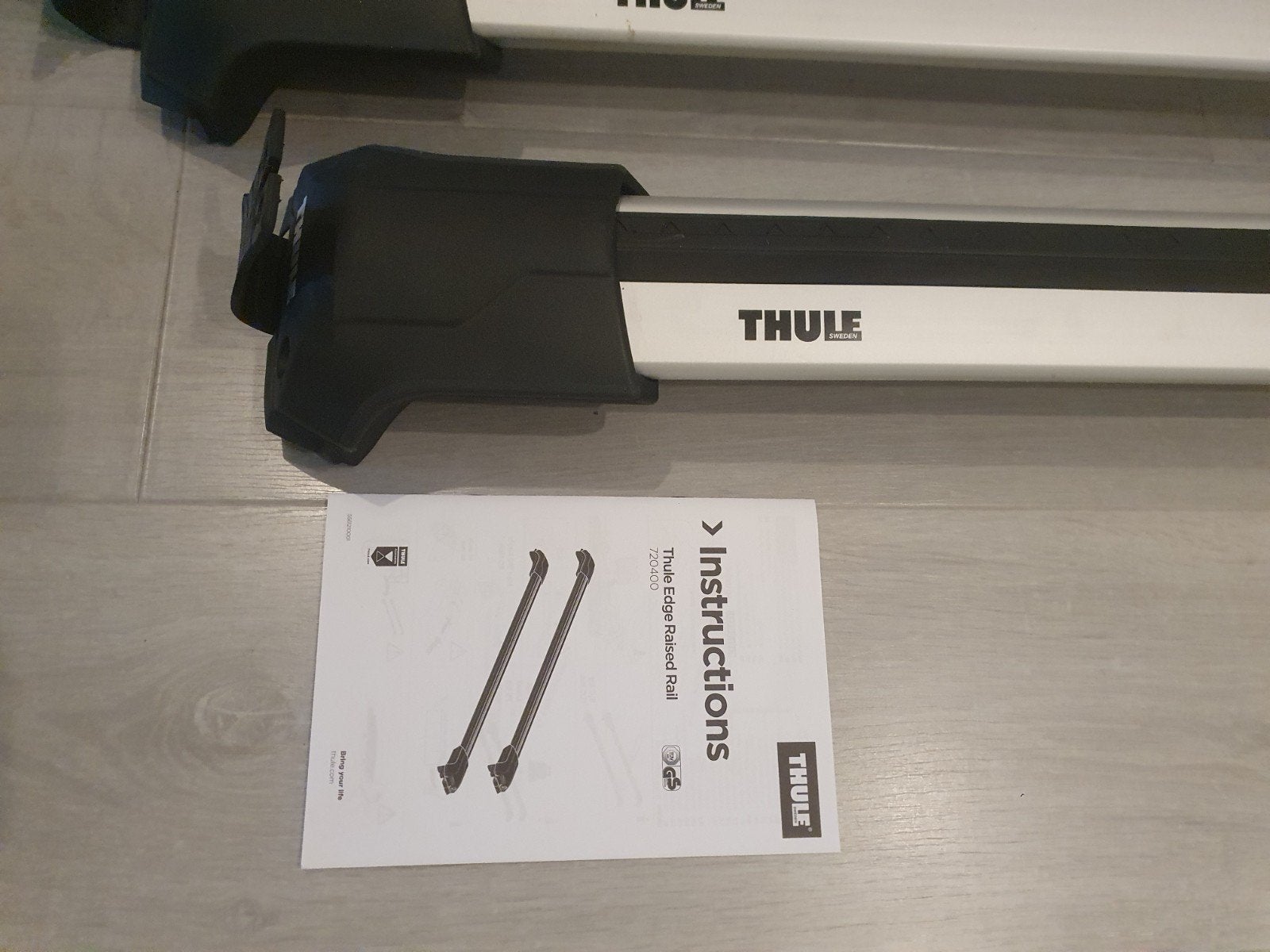Thule Edge Raised Rail dakdragers - Zo goed als nieuw, Auto diversen, Dakdragers, Zo goed als nieuw, Ophalen