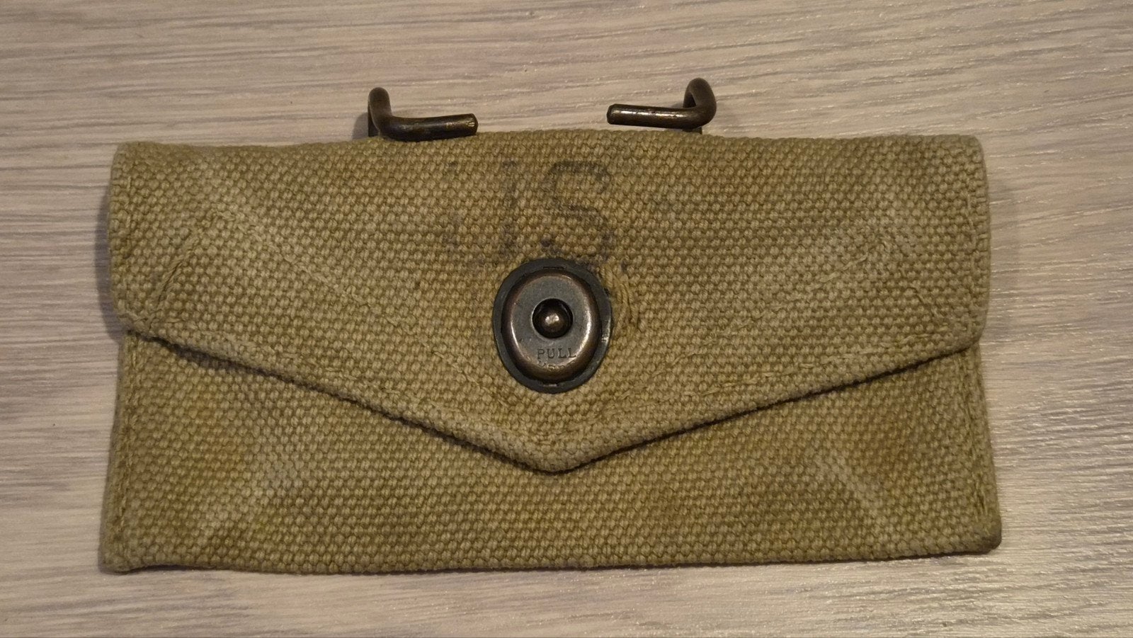 US British Made - MEco 1943 - First Aid Pouch, WW2, WWII, Verzamelen, Militaria | Tweede Wereldoorlog, Verzenden, Amerika